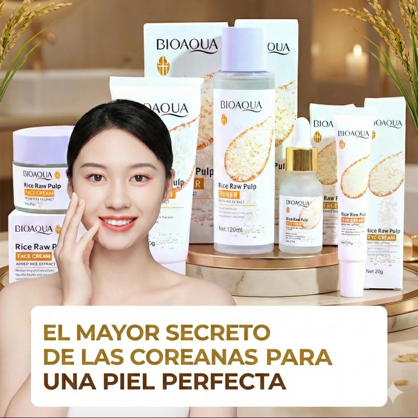 Kit de lujo X6 BIOAQUA+ ENVIO GRATIS