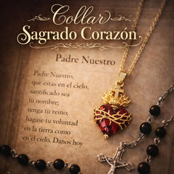 COLLAR SAGRADO CORAZÓN DE JESÚS + CAJA DE REGALO