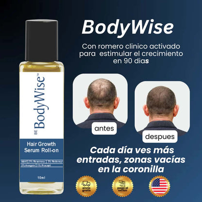 Rolon Bodywise estimula el crecimiento de tu cabello con el efecto del romero